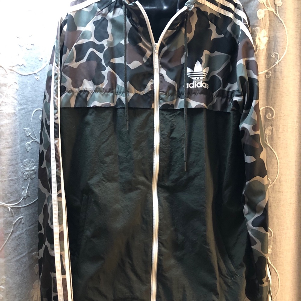 Adidas Camouflage Windbreaker
